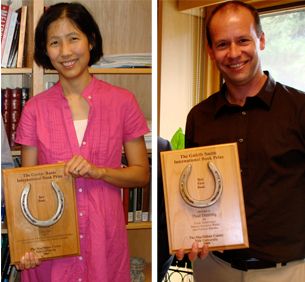 International Book Prizes Winners, Tina Lu & Thad Dunning